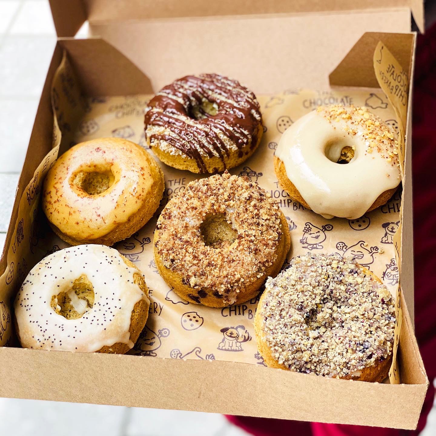 Handcrafted Gluten free, Vegan & Kosher cake donuts box 